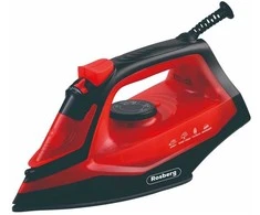 Lygintuvas Rosberg R51050G, 2200 W, 160 ml., Keraminė lėkštė, Raudonas