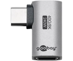 Goobay USB-C adapteris Horizontalus 90°, USB4 | 74441