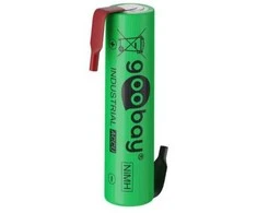 Wentronic Goobay 1x AAA Micro - 800 mAh - Lötfahne Z LSD-NiMH Akku Ready-to-Use 1.2 V - Rechargable Baterija - Micro (AAA)