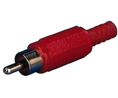 Goobay Kontaktdaksina RCA kabelim sarkana AU/CX-RC-M-P-R (4051366112766)