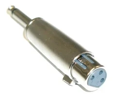 Goobay Perėjimas 6.3 mm kištukas į mikrofoninį XLR-3 lizdą