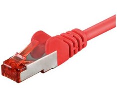 „Goobay“ jungiamasis kabelis CAT6 RJ45 S/FTP 0,25m, raudonas