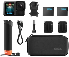 GOPRO HERO13 Juodas + ACCESSORIES BUNDLE (WITHOUT SD CARD)