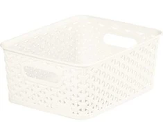 Plastikinis krepšys CURVER MY STYLE, baltos spalvos, h10 x 25,5 x 19,6 cm, 8 L