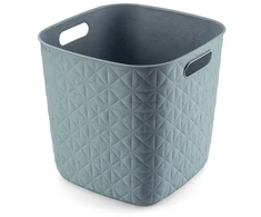 Curver CURVER kvadratinis krepšelis turkio spalvos SOFTEX 15 l