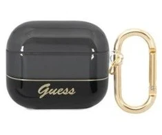Case for headphones Guess Apple AirPods 3 Translucent Case Juodas