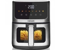 Haeger AF-D47.005A „Magic Window“ karšto oro gruzdintuvė 8in1, 4,7 l, 1400 W