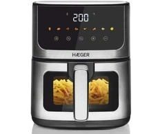 Haeger AF-D47.005A Magic Window karšto oro gruzdintuvė 8 in 1, 4,7 l, 1400 W