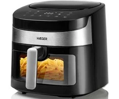 Be riebalų Gruzdintuvė Haeger AF-D80.008A Air Banquet Karšto oro kepimui 8L 1800W