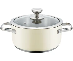 Puodas su dangčiu Haeger PA-20H.007A Rusvai gelsva Ø 20 cm