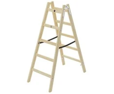 Hailo Double-sided ladder H40 StandardLine / wooden / 2x5 steps