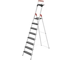 Hailo L100 TopLine 8050-807 Step Ladder Aliuminio, Juodas | Ladder