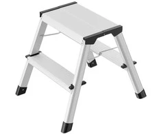 Atlenkiamos dvipusės aliumininės kopėčios Hailo 2x2 150kg