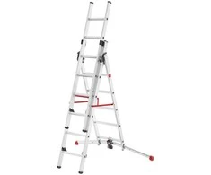 Hailo HAILO S100 Hailo ProfiLOT ladder combinable aluminum / 2x9+1x8 steps 039309507