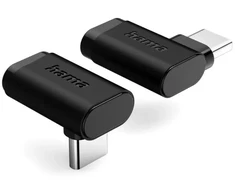 Adap. Hama USB-C plug->USB C socket 90° Angle