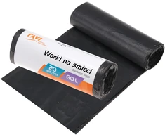 HDPE šiukšlių maišai, 60 l 60 x 80 cm, 20 vnt., 20.5 x 5 x 5, 00712, Simple Solution