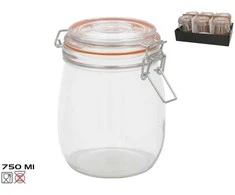 Hermetiškas indas 750 ml, 14,3 x 11,5 x 14 cm, KITCHEN&amp;GO