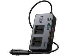 Hoco Z66 Automasinas invertors 200W Z66 (6942007675673)