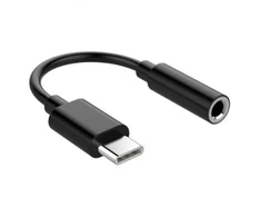 HQ Adapteris USB-C to 3.5mm Audio Jack Juodas