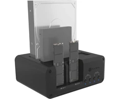 Icy Box Raidsonic 4 vietų korpusas, skirtas 2x M.2 NVMe ir 2x 2,5"/3,5" HDD/SSD | IB-2925MS-CU31