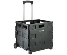 Keeeper Foldable shopping cart with load capacity iki 35kg Olli 65L 42x40.5x38cm juodas
