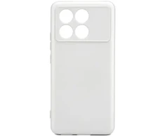 Dėklas iLike Tylny pokrowiec Xiaomi Redmi Note 13 4G Nano silicone case Sidabrinis ILIXIARN134NSS