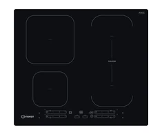 Indesit IB 65B60 NE Juodas Built-in 59 cm Zone induction hob 4 zone(s)
