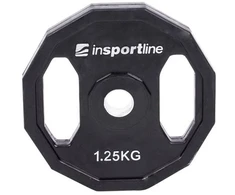 Guma padengtas svoris 30mm inSPORTline Ruberton 1,25kg