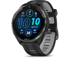 Išmanusis laikrodis Garmin Forerunner 965 3.56 cm (1.4") AMOLED 47 mm Digital 454 x 454 pikselių Jutiklinis ekranas Juodas Wi-Fi GPS (satellite)