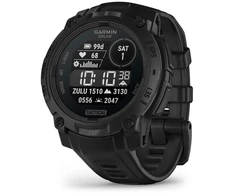 Išmanusis laikorodis Garmin Instinct® 3 – 45 mm, Solar, Tactical Edition, Juodas su juodu dirželiu