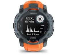 Išmanusis laikrodis Garmin Instinct 3 – 50 mm, Solar, Prieblandos dizaino su saulėgrįžos dizaino dirželiu