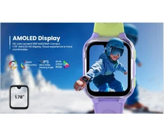 Išmanusis laikrodis Viedpulksteni LAGENIO AI Kids Watch K9 4G Violetinė 6978636410033 L47Q-H (6978636410033)