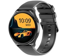 Išmanusis laikrodis Blackview X20 1,43 colio Amoled ekranas 466*466 ATS3085L 128Mb+481KB 380mAh Skambučiai ir SMS pranešimai, 100 sporto režimų 24 valandų širdies ritmo aptikimas Juodas