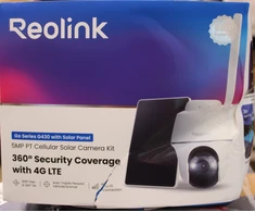 Išparduodama. Reolink Go Series G430 Baterija 4G Camera with Solar Panel Reolink 4G Security Camera with Smart Detection and Solar Panel 3W
