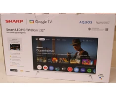 Televizorius Išparduodama. Sharp Smart TV 32HF2265EW 32" 81 cm 720p Google TV PAŽEISTA PAKUOTĖ