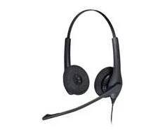 Jabra Biz 1500 Duo QD - Ausinės - su lankeliu ant galvos - Office/Call center - Juodas - Dvipusės - 0.95 m