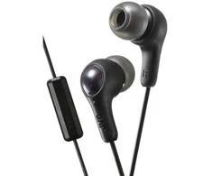 JVC ausinės su mikrofonu, juodos HA-FX7M-B-E HA-FX7M-B-E (4975769002298)