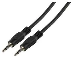 Kabelis 3.5mm uz 3.5mm stereo spraudnis 0.5m
