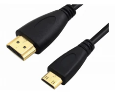 Kabelis Brackton HDMI Male - mini HDMI Male 1.5m Juodas