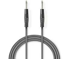 Nedis Mono audio kabelis jack 6.35 mm (M) - jack 6.35 mm (M) 3.00 m