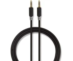 Nedis Stereo Audio kabelis jack 3.5 mm (M) - jack 3.5 mm (M) 10.0 m juoda