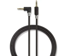 Nedis Stereo Audio kabelis jack 3.5 mm (M) - jack 3.5 mm (M) 1.00 m juoda