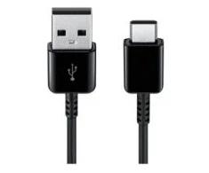 Kabelis USB Samsung 2.0 to USB-C 3.1 Qualcom Data &amp; Charging Cable 1m (OEM) Juodas (EP-DG970BBE-OEM)
