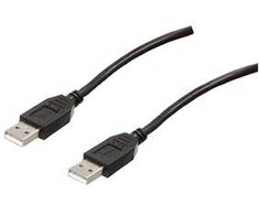 Nedis USB-A – USB-A USB laidas 3 m juodas (CCGT60000BK30)
