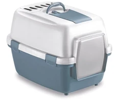 Stefanplast Closed cat toilet WivaCatt 55x40x40cm baltas mėlynas