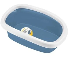 Stefanplast Cat litter box Sprint 10 43x31x14cm mėlynas baltas