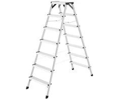 Hailo D60 StandardLine 2x7 Steps Double-Sided Ladder