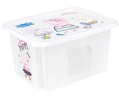 KEEEPER daiktadėžė su dangčiu PEPPA PIG, 15 L, 38x29,5x20,5 cm., 1223600119400