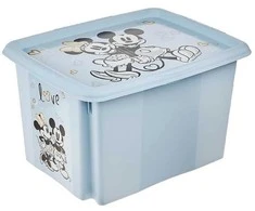 *****KEEEPER skrzyn.obr.pok.30L Mickey mėlynas 81152