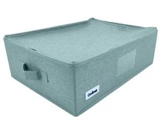 ORDINETT Box rectangular with zipper 42x32x14cm Mint